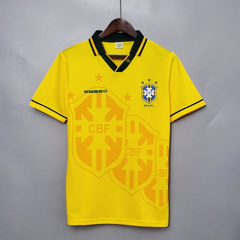 Brazil Home Jersey 1994 Retro