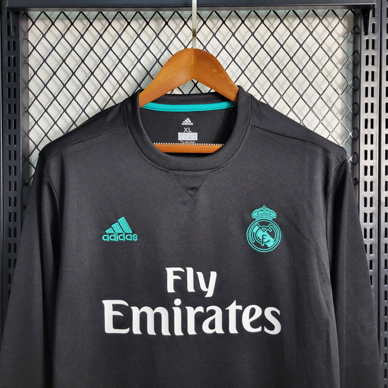 Camiseta Retro Real Madrid Manga larga Segunda 17/18