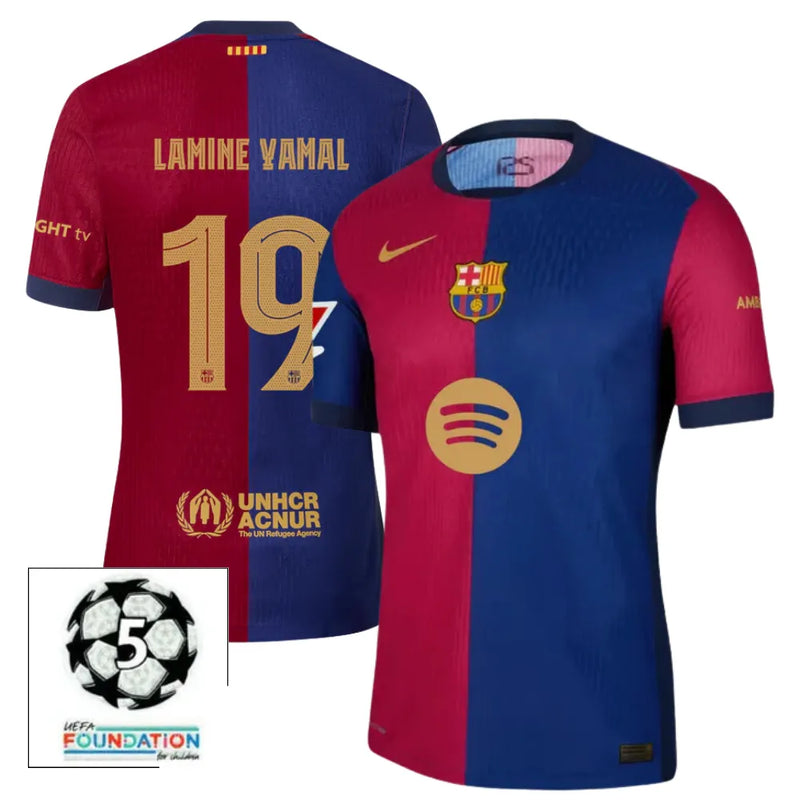 #19 LAMINE YAMAL Camiseta Hombre Primera Equipación 24/25 FC Barcelona