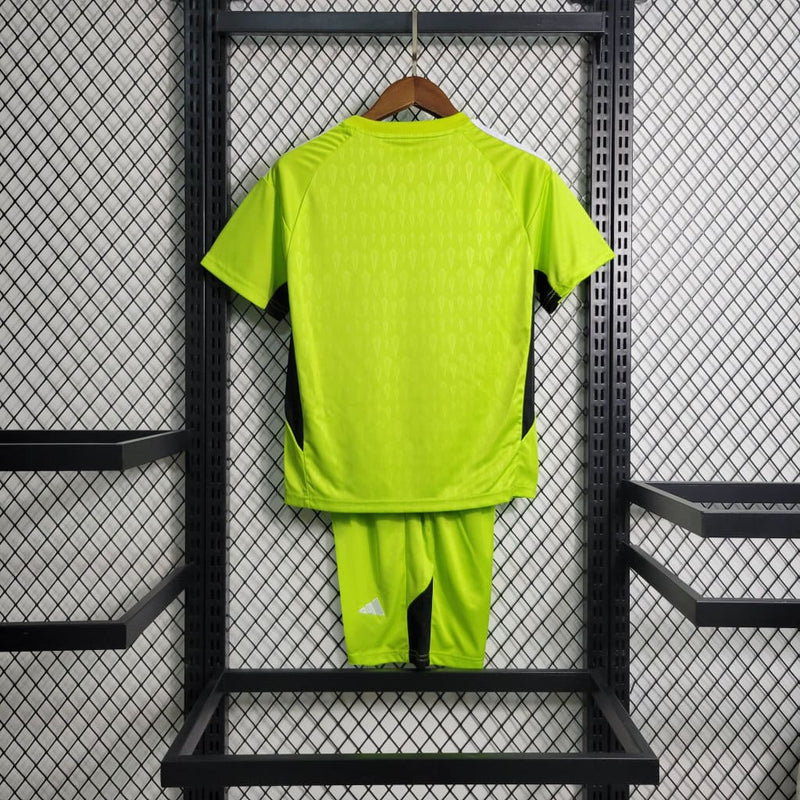 Conjunto Niños Real Madrid Portero Verde 23/24