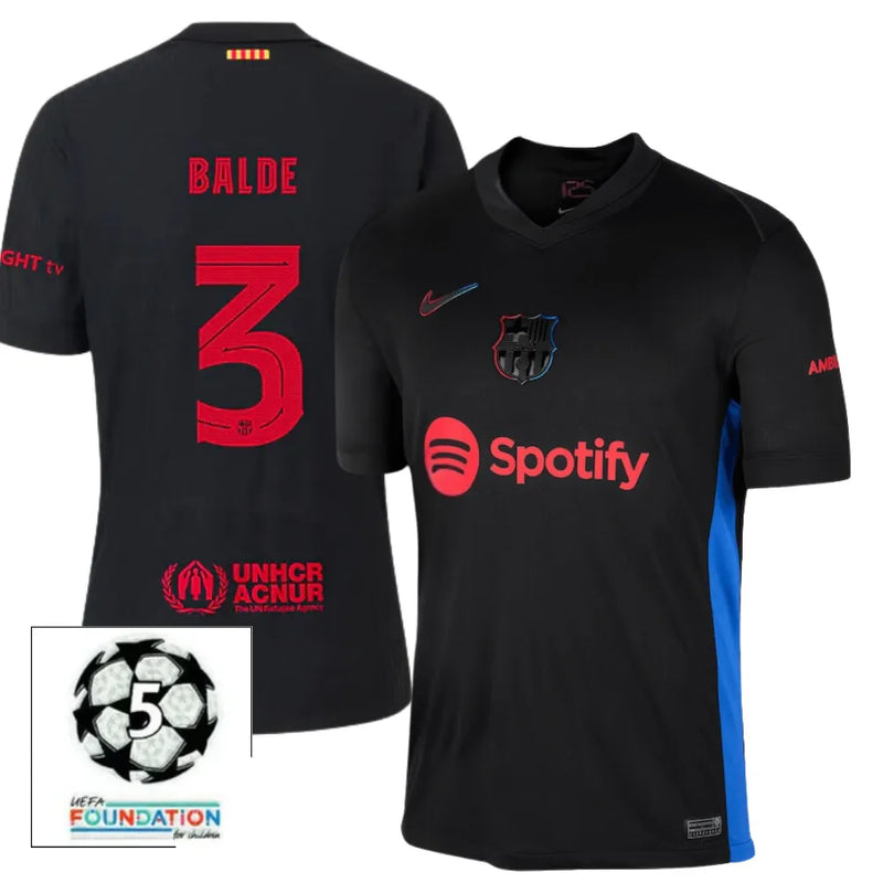 #3 BALDE Camiseta Hombre Segunda Equipación 24/25 FC Barcelona