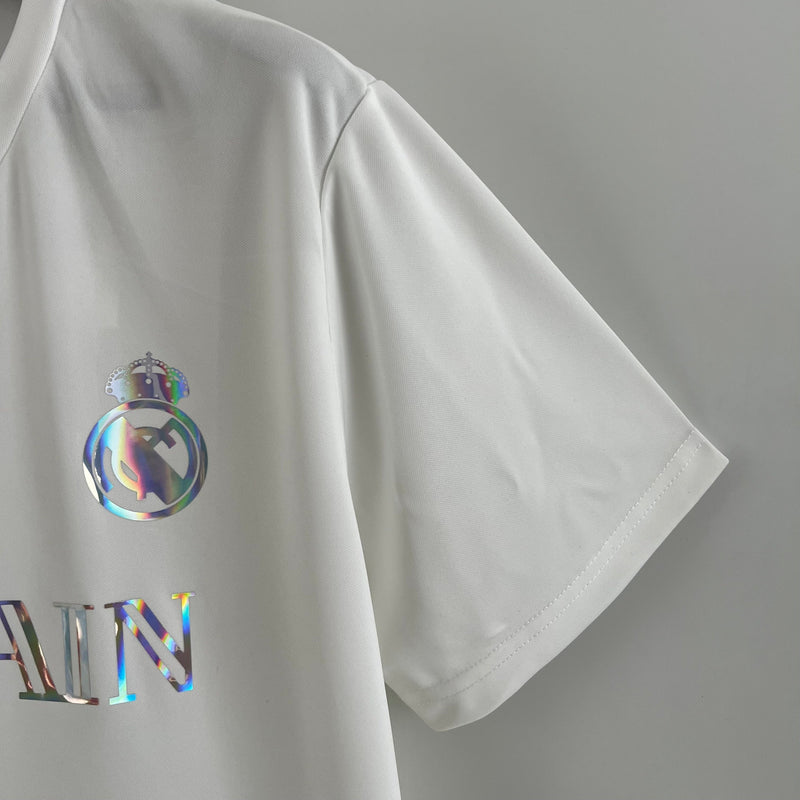 Camiseta Real Madrid 2023/24 Balmain - Edición Especial Blanca