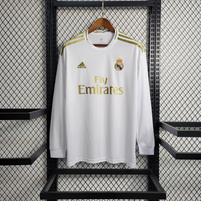 Camiseta Retro Real Madrid Manga Larga 19/20