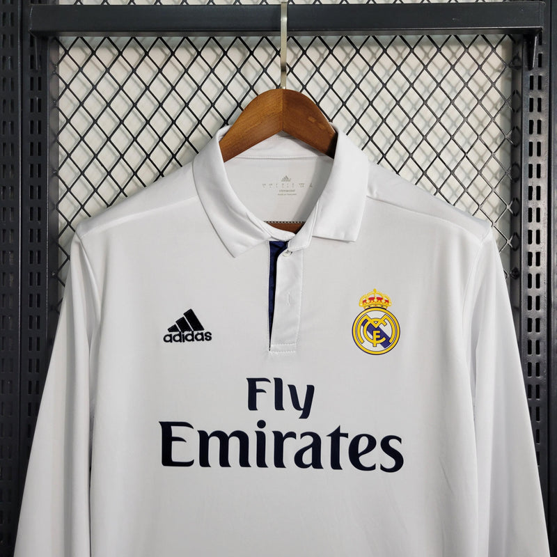 Camiseta Retro Real Madrid Manga larga 16/17