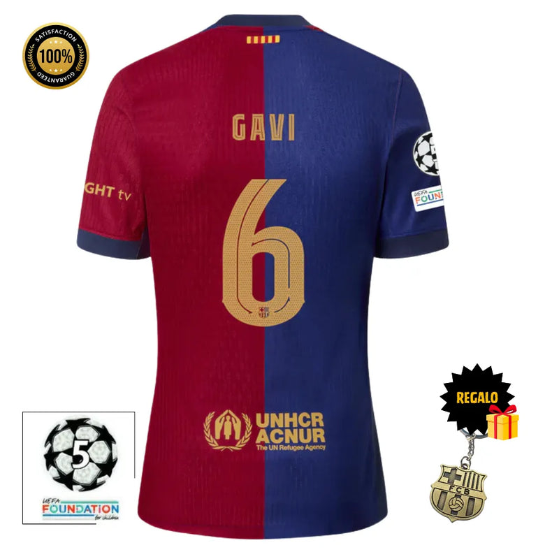 #6 GAVI Camiseta Hombre Primera Equipación 24/25 FC Barcelona