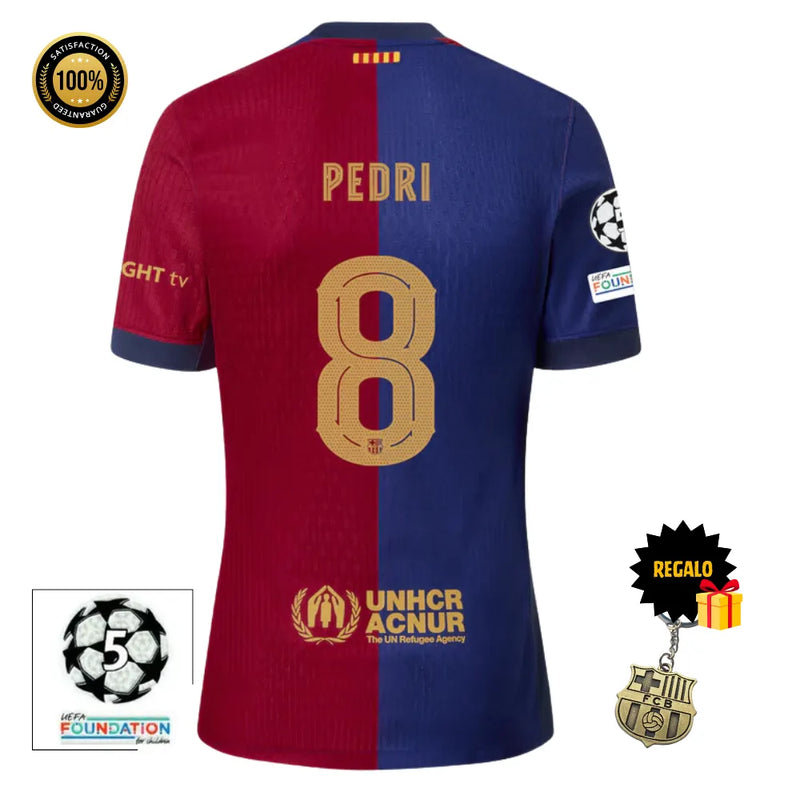 #8 PEDRI Camiseta Hombre Primera Equipación 24/25 FC Barcelona