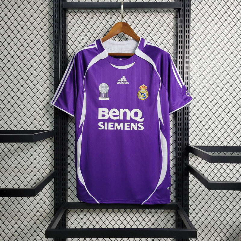 Camiseta Retro Real Madrid Morada 06/07