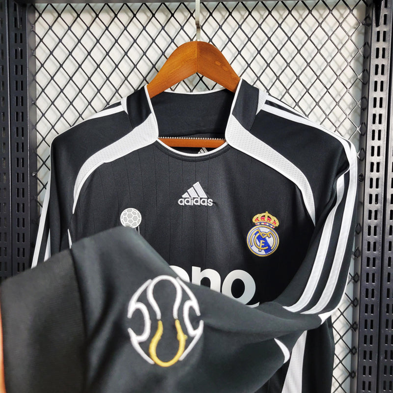 Camiseta Retro Real Madrid Segunda Manga larga 06/07