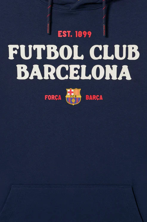 Hoodie Barça Crest navy