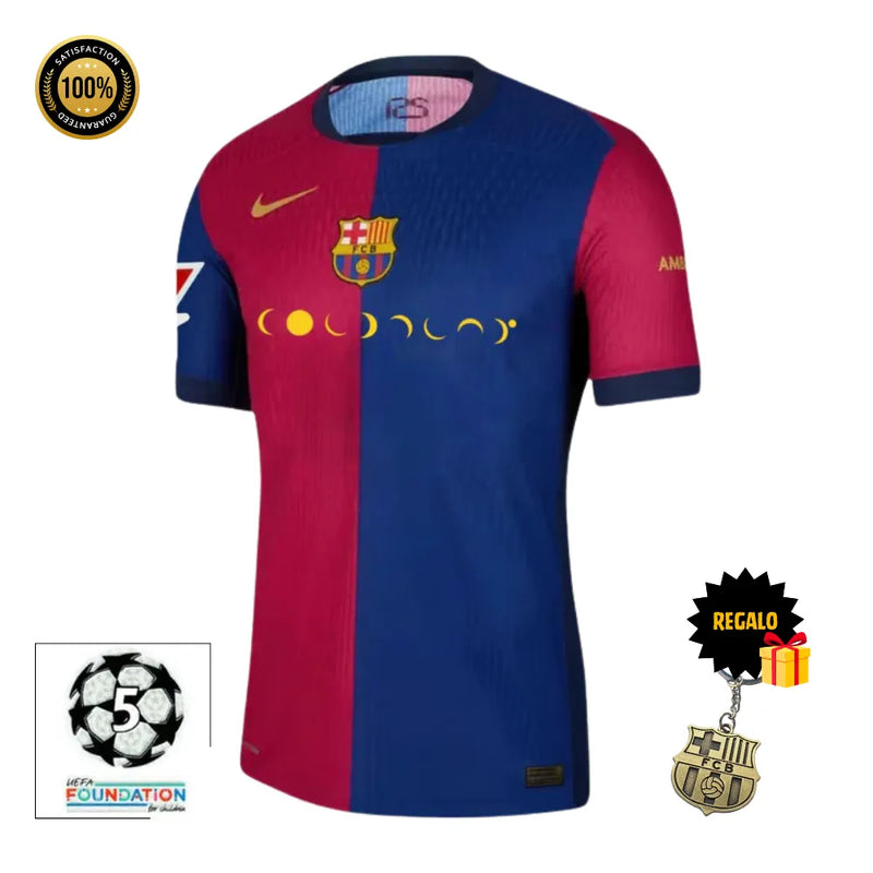 Camiseta Hombre Primera Equipación 24/25 FC Barcelona - Edición Especial Limitada de Coldplay