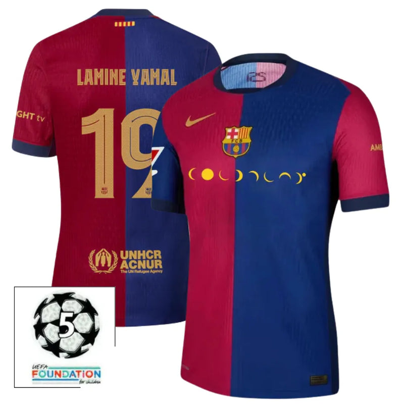 Camiseta Hombre Primera Equipación 24/25 FC Barcelona - Edición Especial Limitada de Coldplay