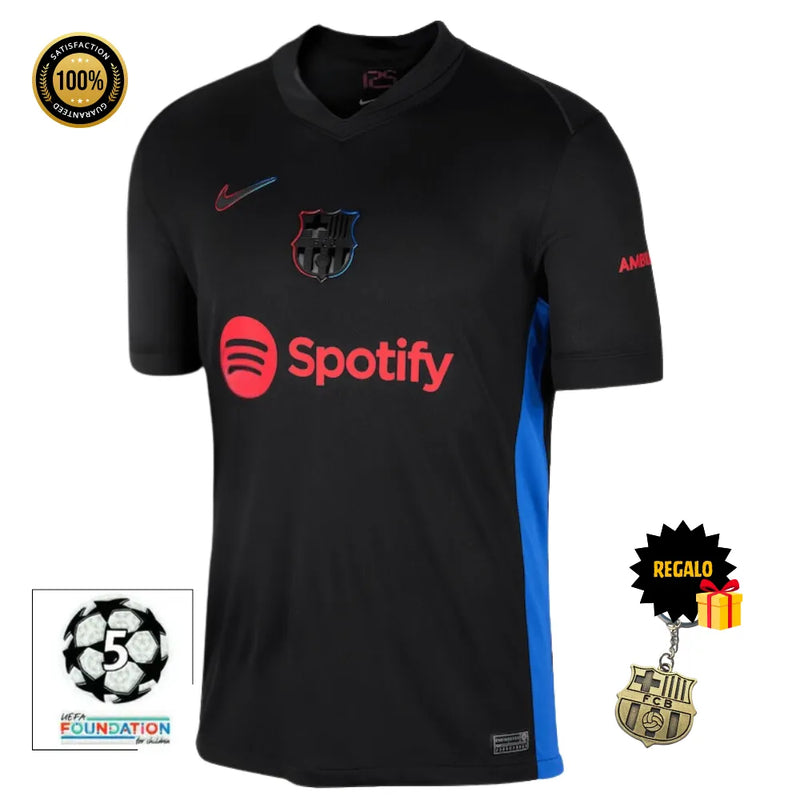 #8 PEDRI Camiseta Hombre Segunda Equipación 24/25 FC Barcelona