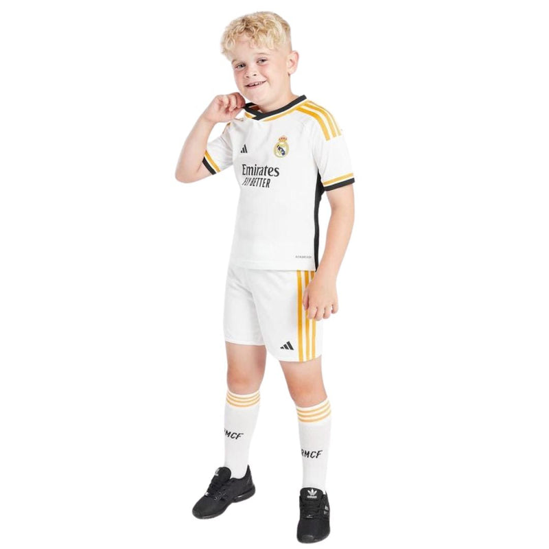 Conjunto Niños Real Madrid Primera Equipacíon Blanca 23/24 + 5 REGALOS 🎁