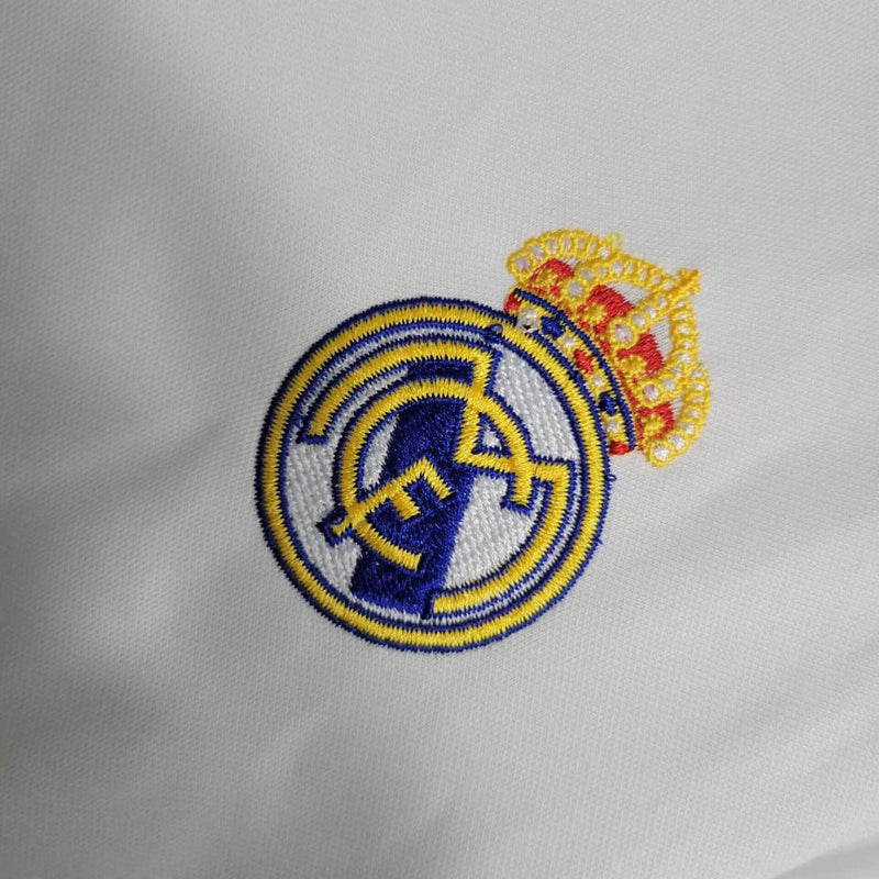 Conjunto Niños Real Madrid Primera Equipacíon Blanca Manga Larga 23/24