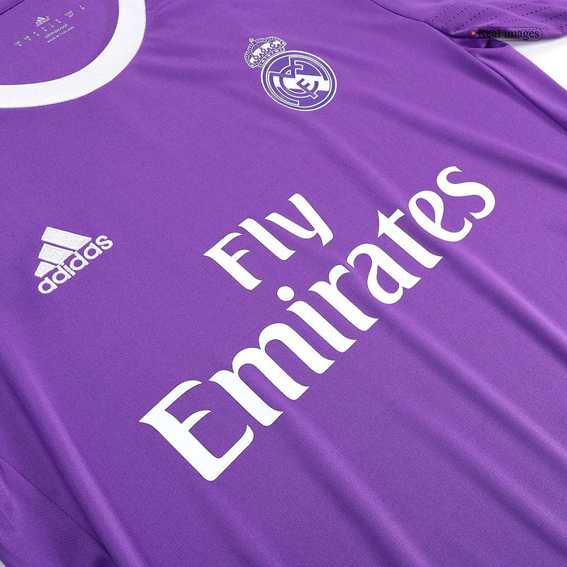 Camiseta Retro Real Madrid Manga Larga Away  2016/17 + 🎁 5 Regalos