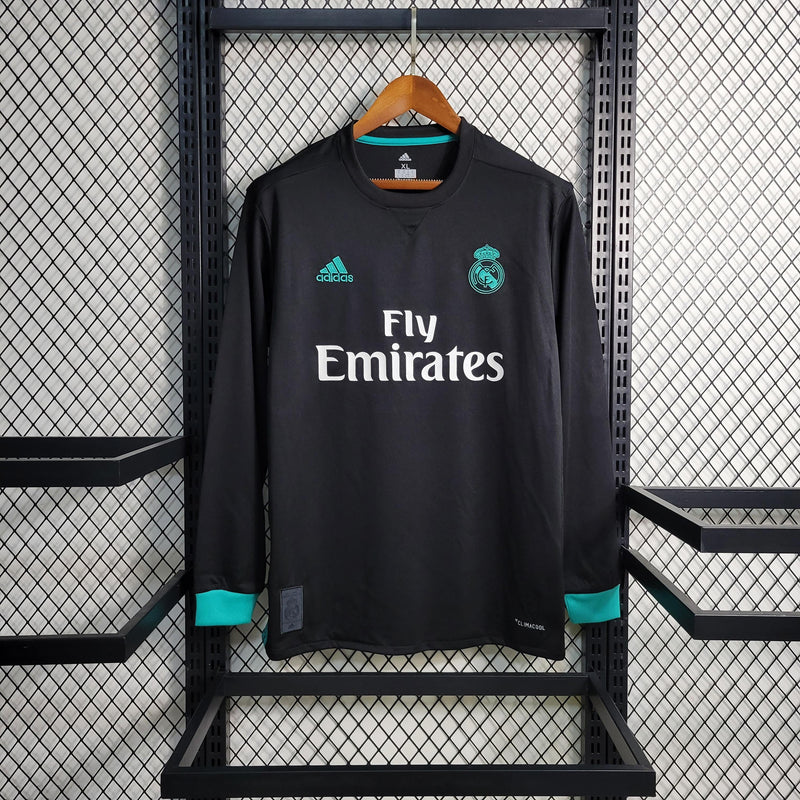 Camiseta Retro Real Madrid Manga larga Segunda 17/18