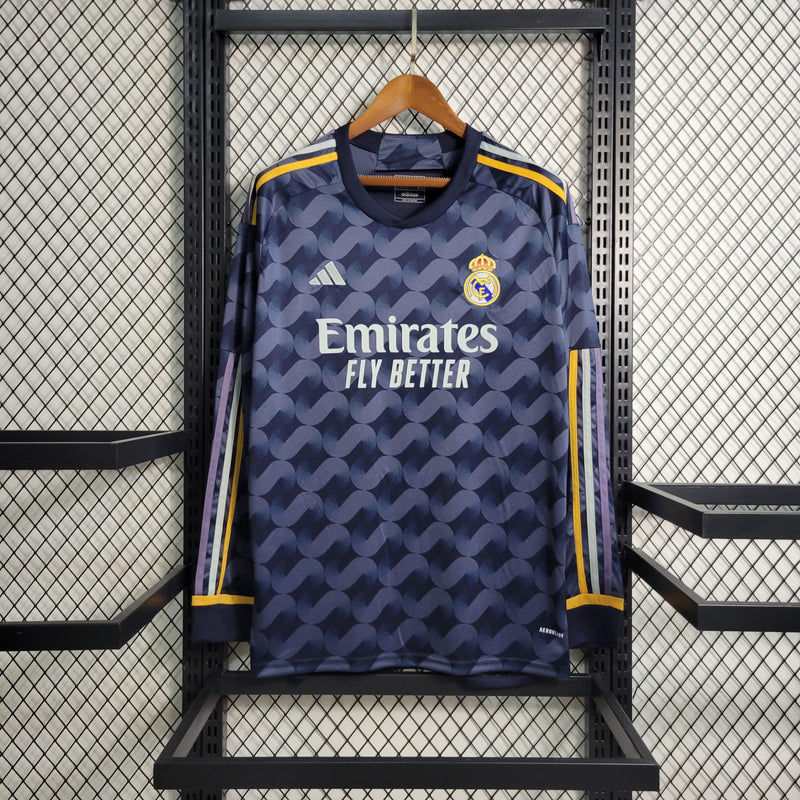 Camiseta Real Madrid Segunda Manga Larga 23/24