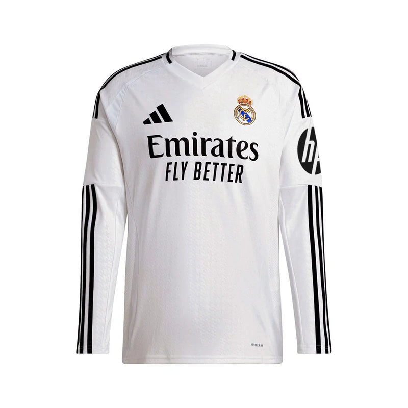 Camiseta Real Madrid Primera Equipación Blanca 24/25 MANGA LARGA + 5 REGALOS 🎁