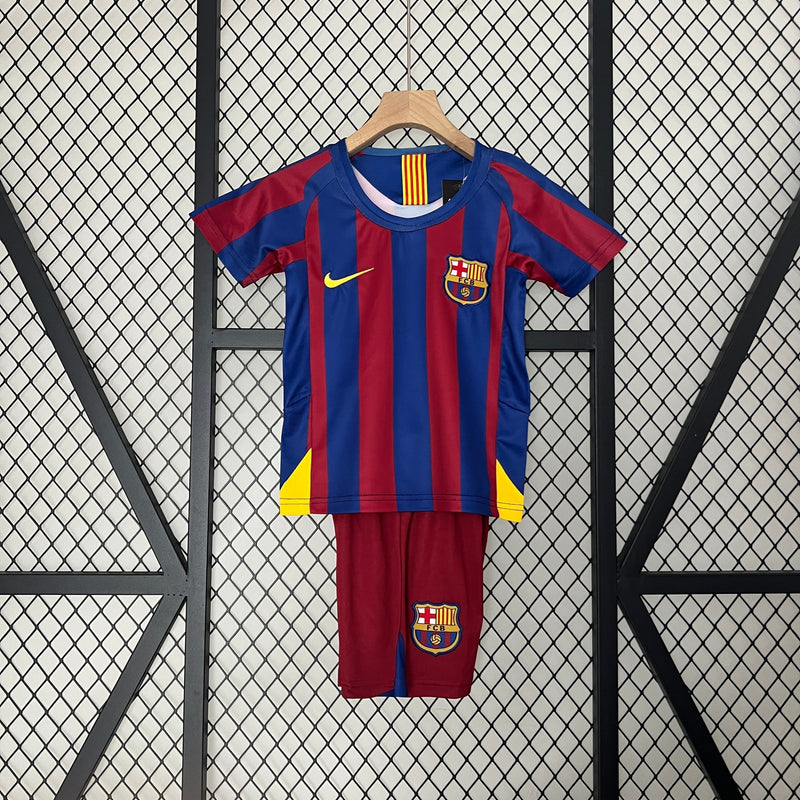 Kids Kit Barcelona home 05/06 retro