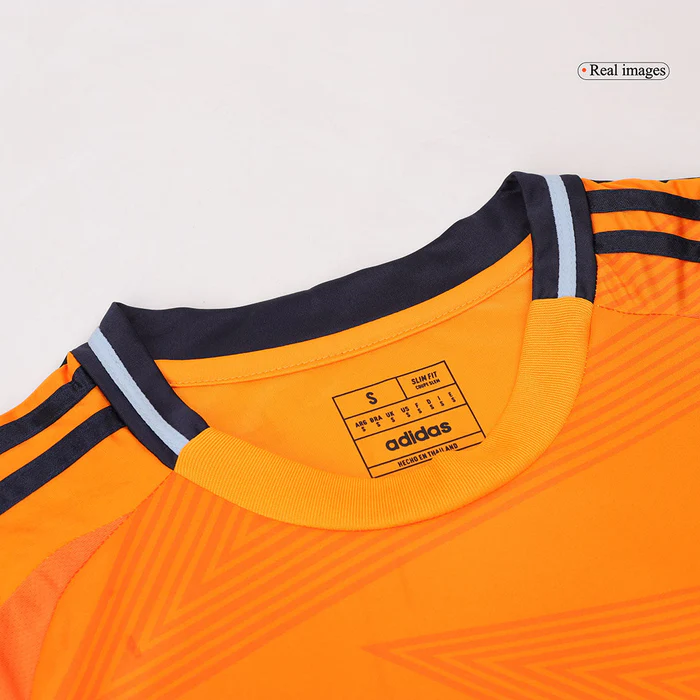 Camiseta Real Madrid Femenina Segunda Equipación Naranja 24/25 + 5 REGALOS 🎁