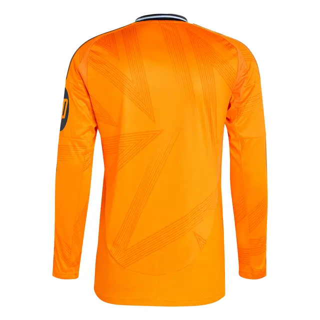 Camiseta Real Madrid Segunda Equipación Naranja 24/25 MANGA LARGA + 5 REGALOS 🎁